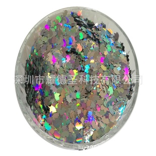 异形亮片 8MM圆形银色亮片镭射金圆形6mm亮片金葱粉异形亮片新款