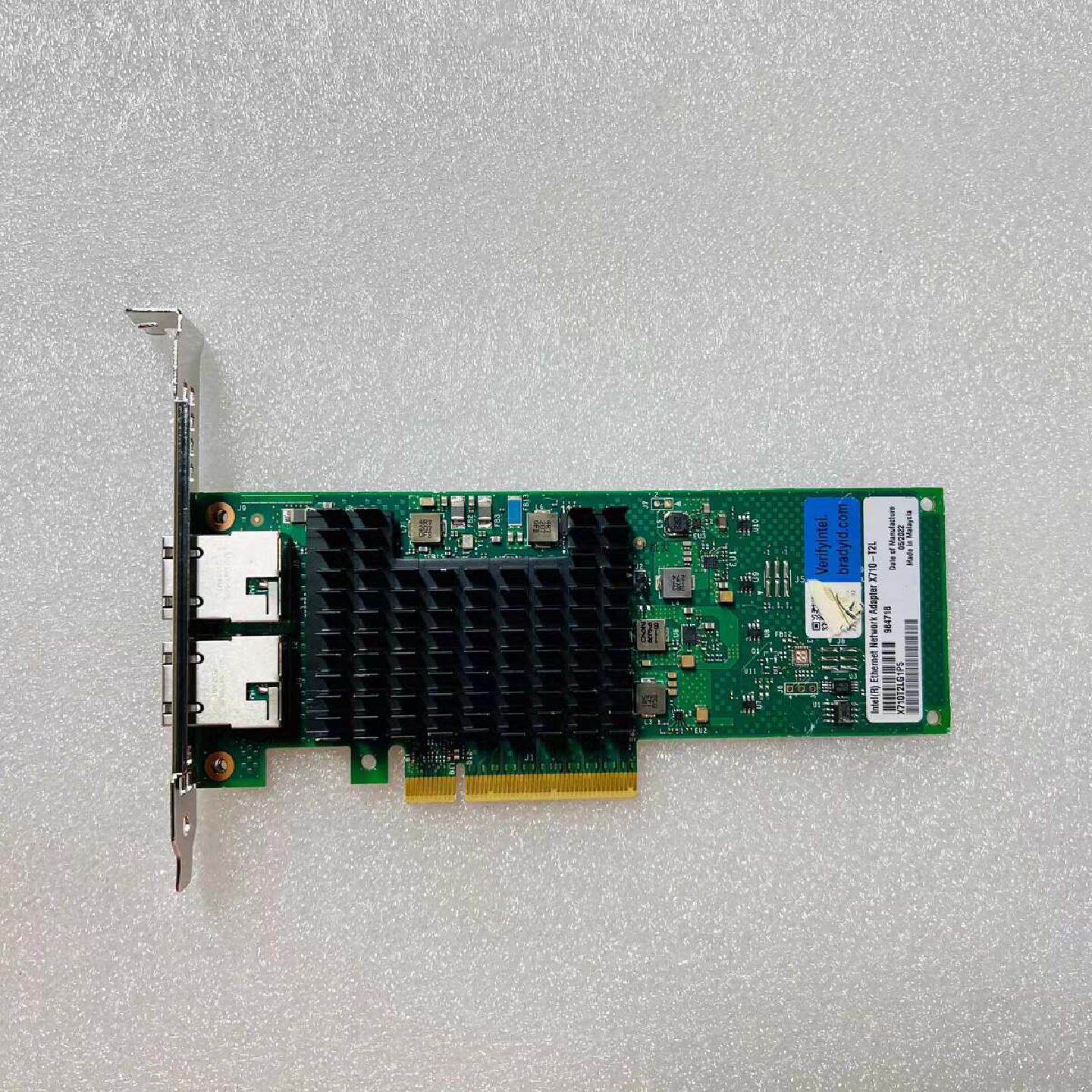 Intel原厂蓝标X710T2L双电口万兆网卡2.5议价及维修！