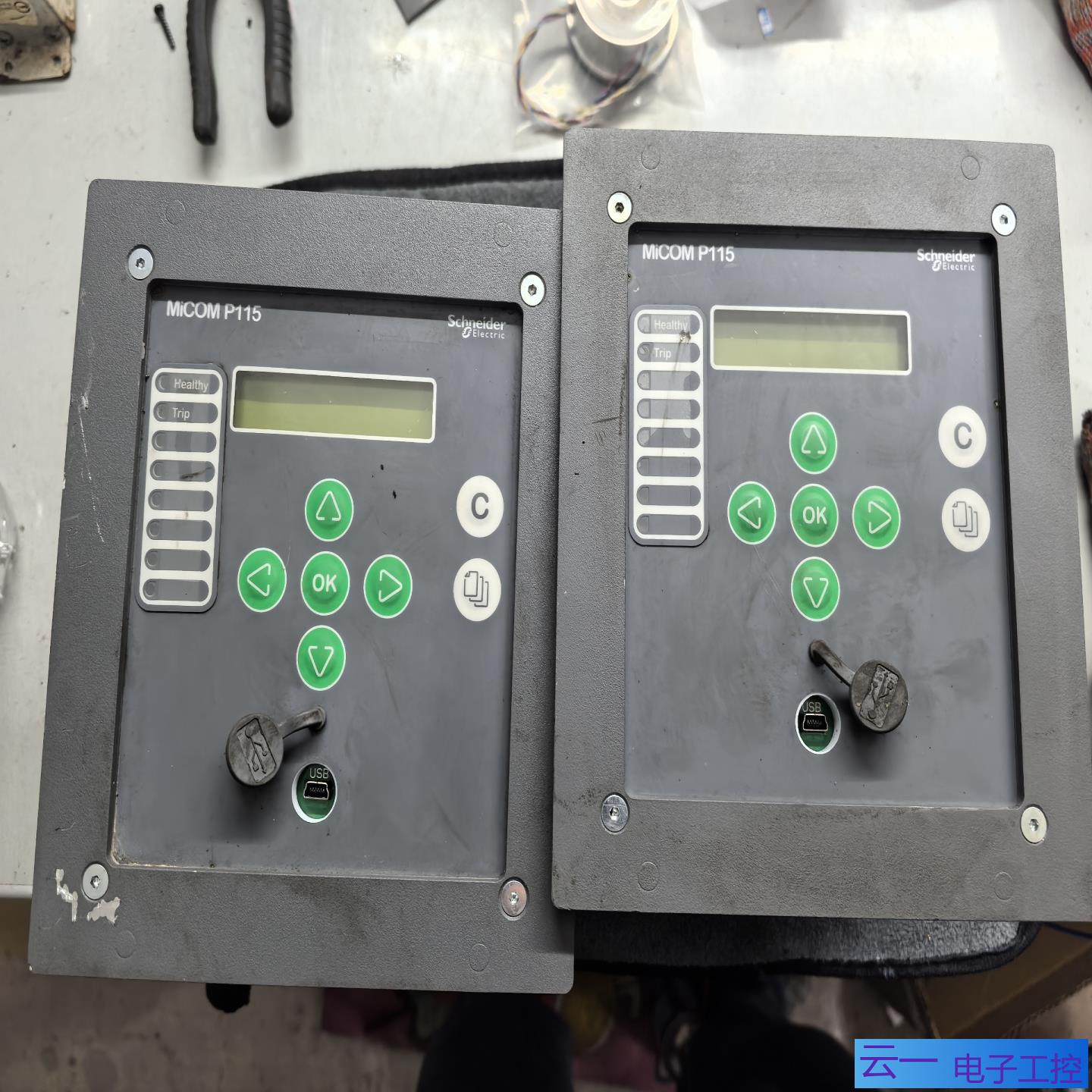 继电保护器MiCOM P115型号一致两台 成色；议价