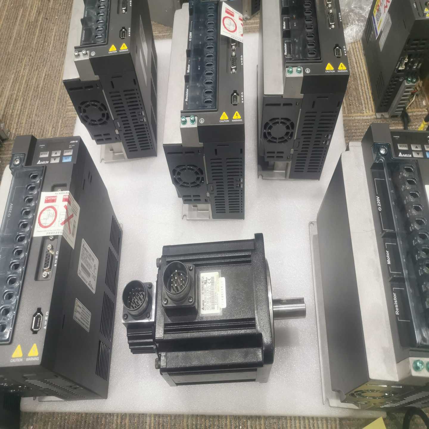 询价2KW一套ASD-B2-2023-B台达伺服电机2KW冲新实