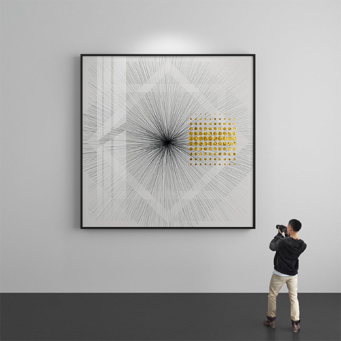 北欧极简玄关装饰画走廊尽头走廊画方形客厅餐厅挂画楼梯房间壁画图片