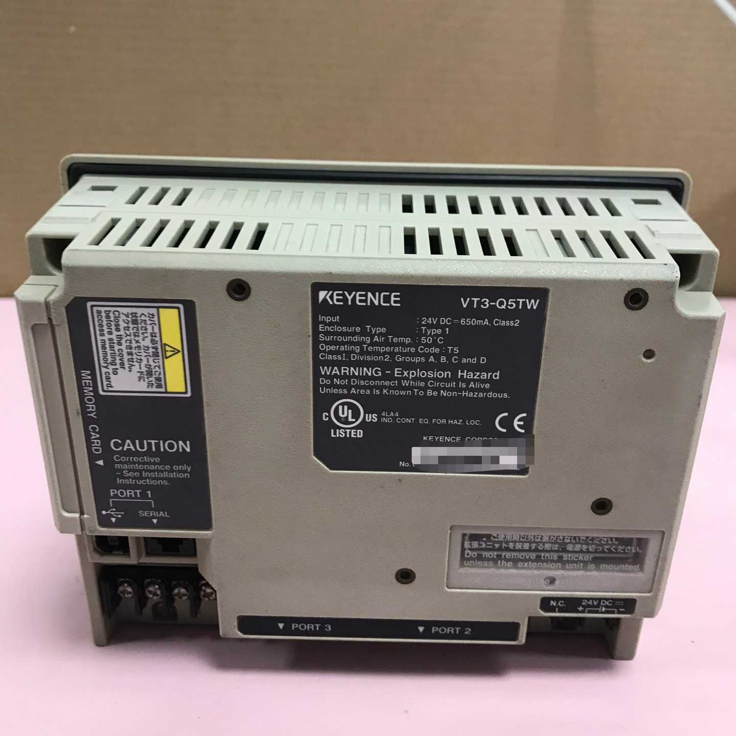 【议价】VT3-Q5TW基恩士KEYENCE触摸屏