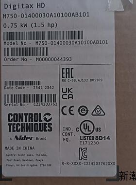 M750-01400030A 尼得科驱动器全新的未使用0议价商品