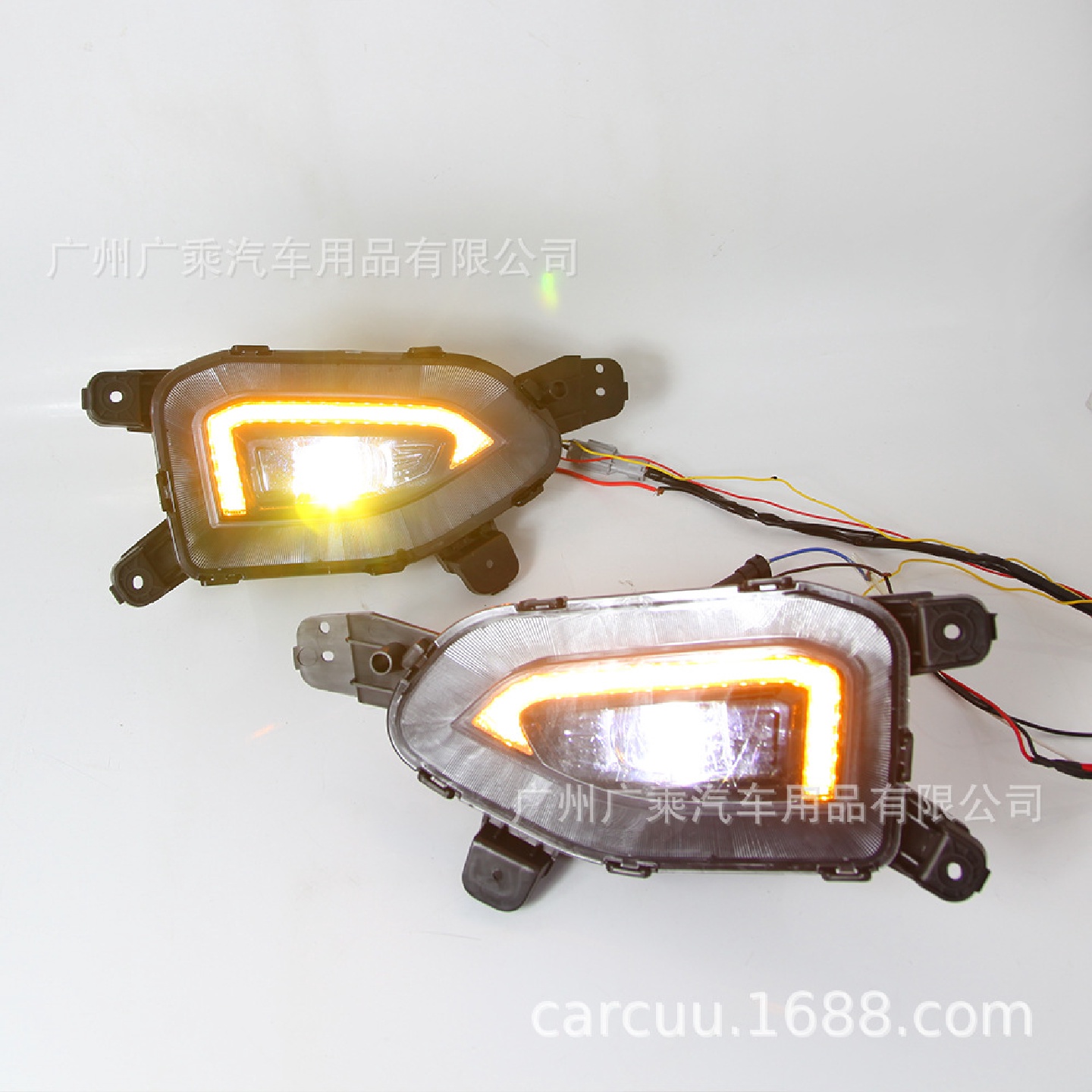 适用于现代KONA日行灯17-19款昂西诺日间行车灯LED雾灯改装