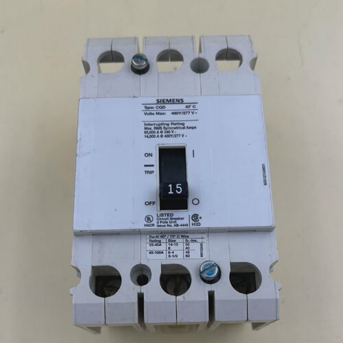 询价/墨西哥产断路器CQD3153P15A成色新功