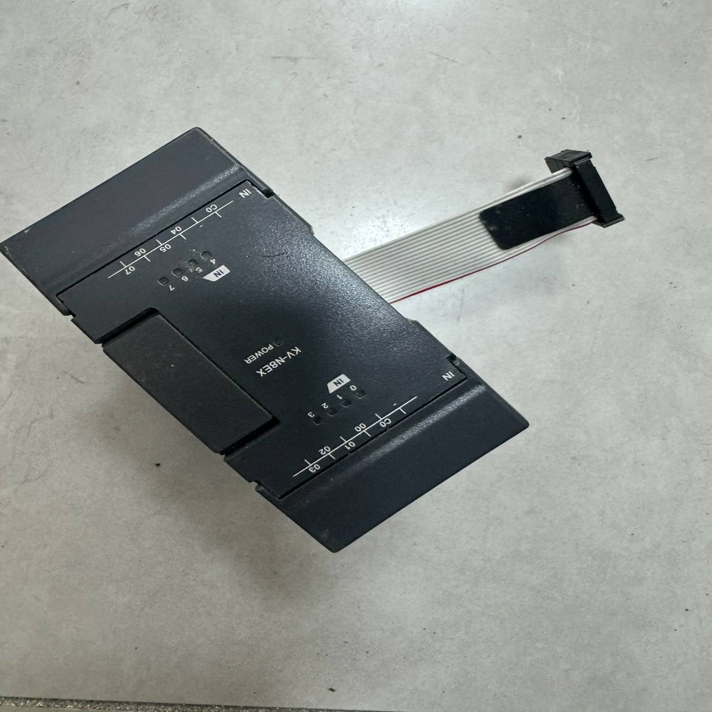 基恩士扩展输入模块，KV-N8EX。二手拆机，成色如图，功能一