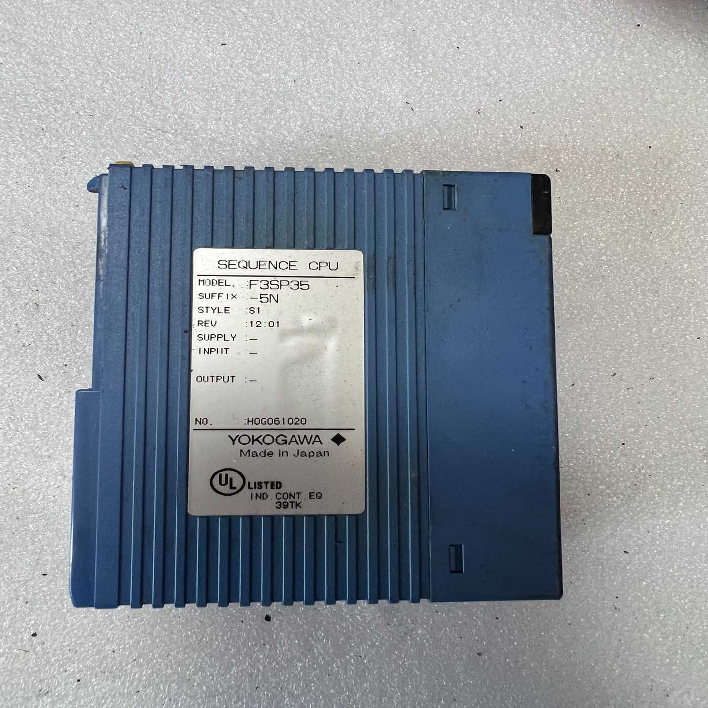 横河PLC，CPU，F3SP35-5N，询价