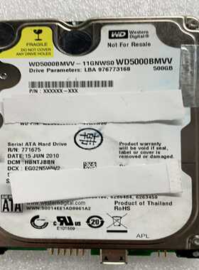 WD5000BMVV--11GNWS0询价