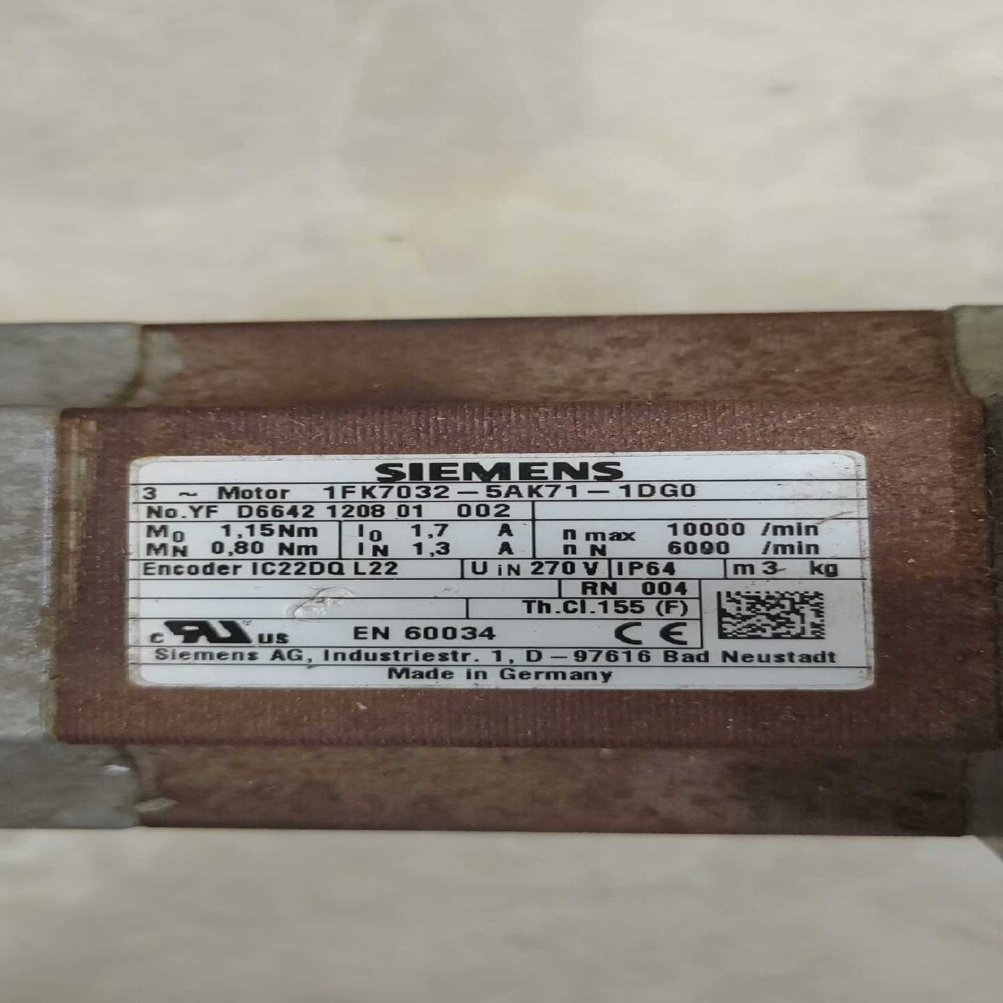 伺服马达，1FK7032-5AK71-1DG0功能询价