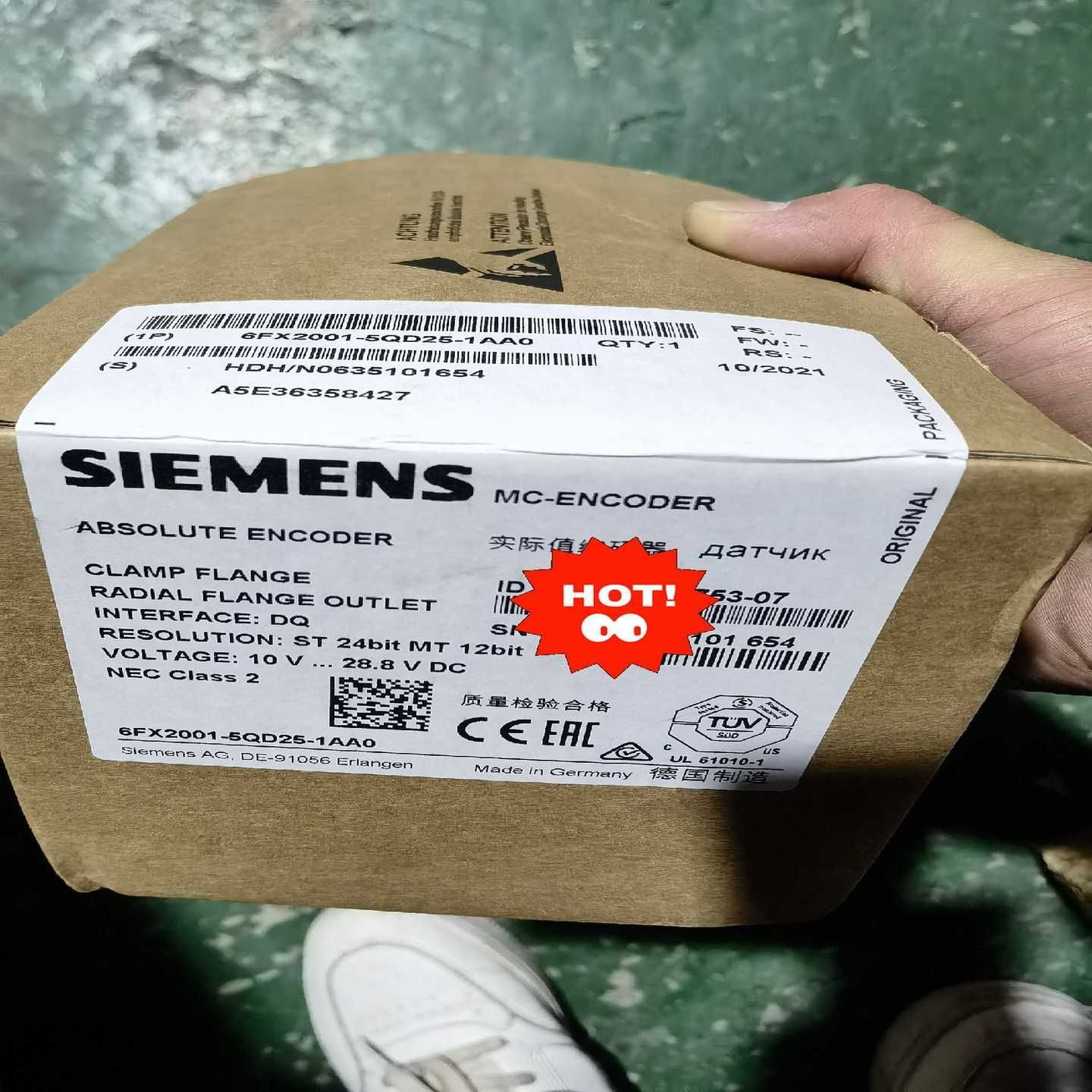 6FX2001-5QD25-1AA0未拆封编码(胖胖商铺）