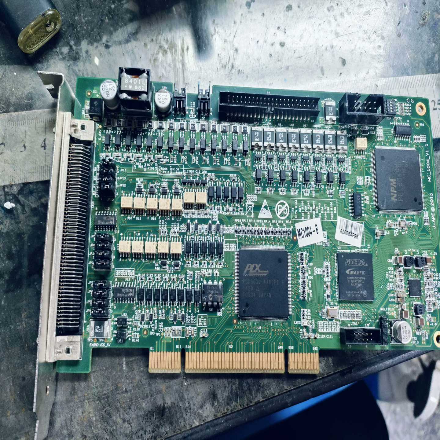 高性能运动控制卡MC1004-Ⅴ1.1，拆机卡，成色如图，功--议价