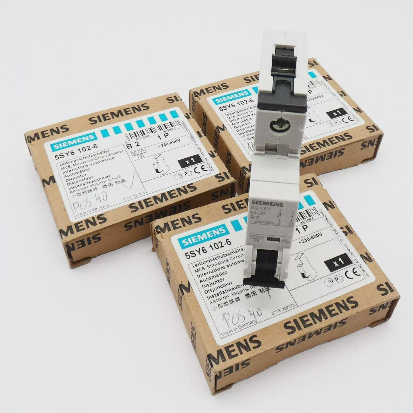 3xSiemens5SY6102-65SY61MCBB25SY6102-6Leitungsschutzs