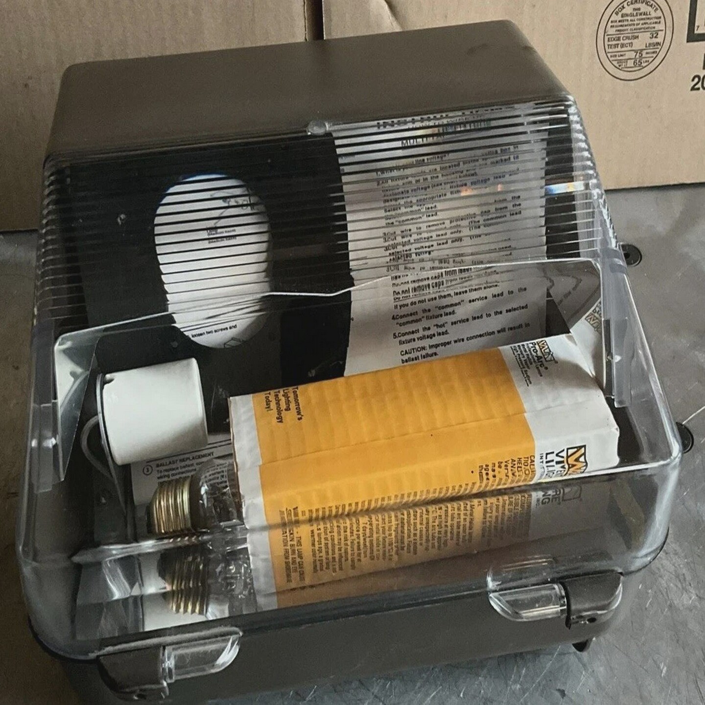 Stonco100瓦金属卤化物切割墙棱镜120/277伏带灯WPC100MAL-6