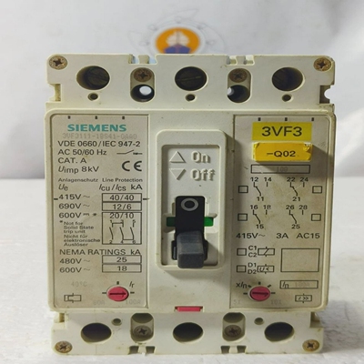 西门子3VF3111-18S41-0AA03POLE100A断路器3VF33VF311118S4