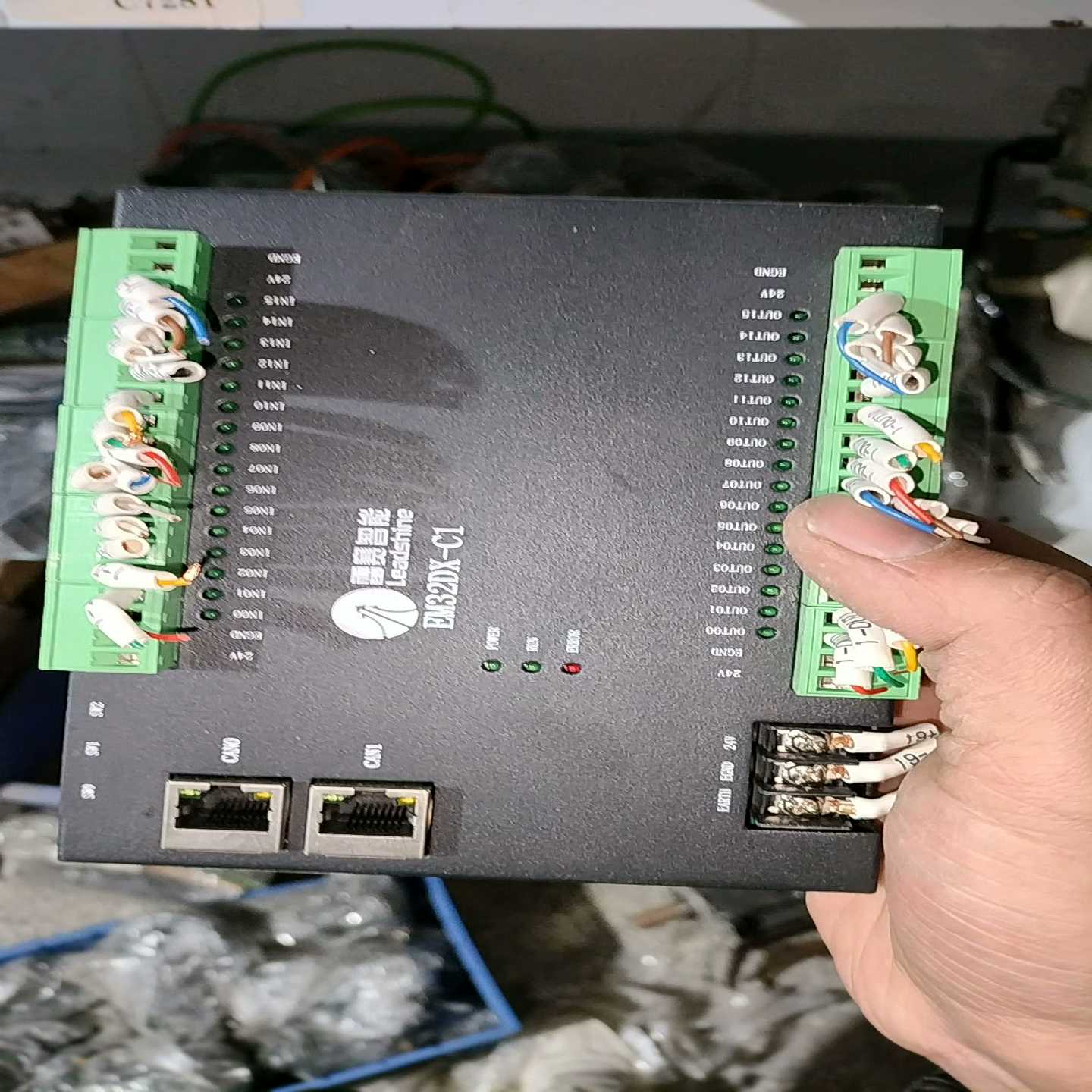 雷赛智能CANopen32路IO扩展模块EM32DX-C1--议价商品