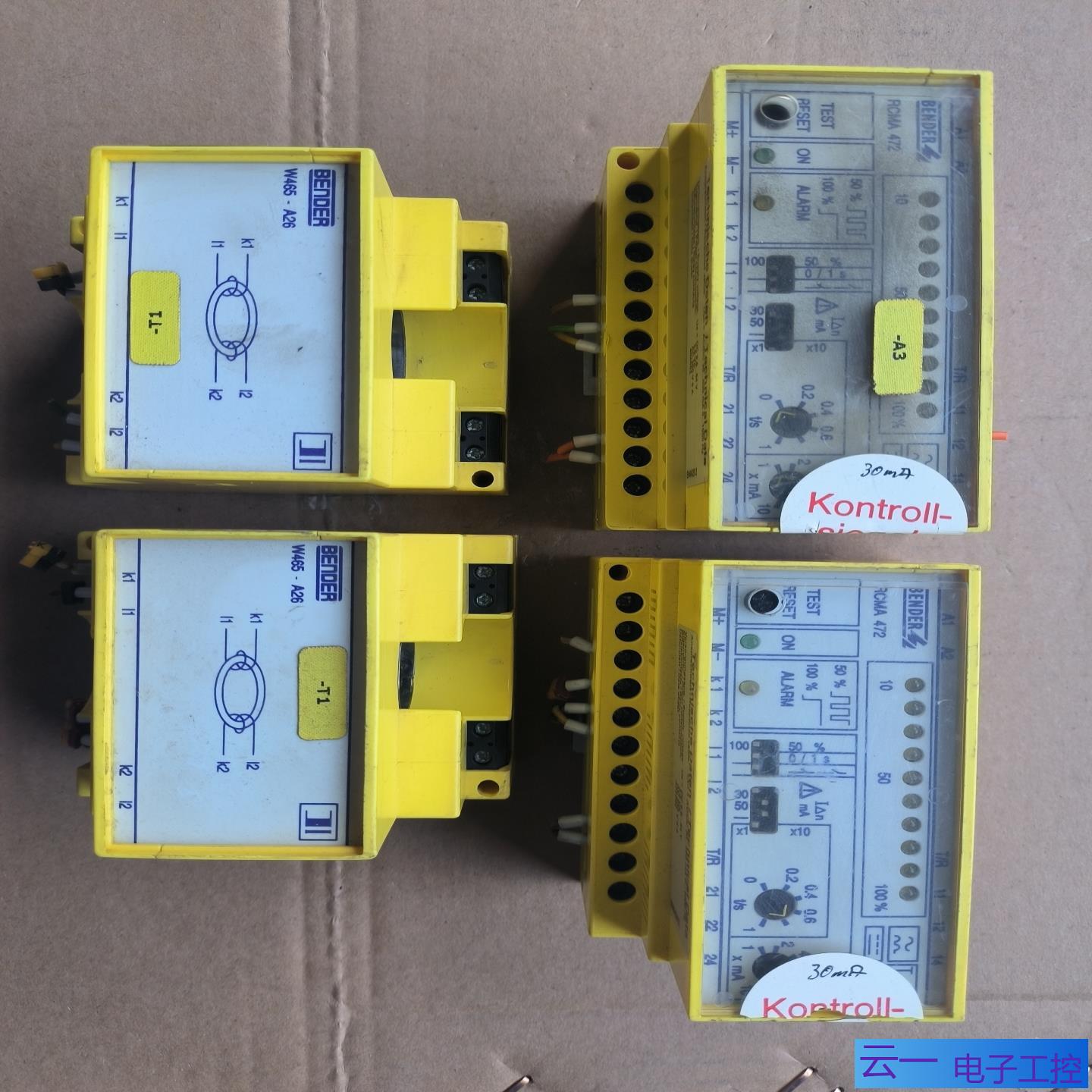 BENDER本德尔RCMA472LY-21电流检测互感器；议价