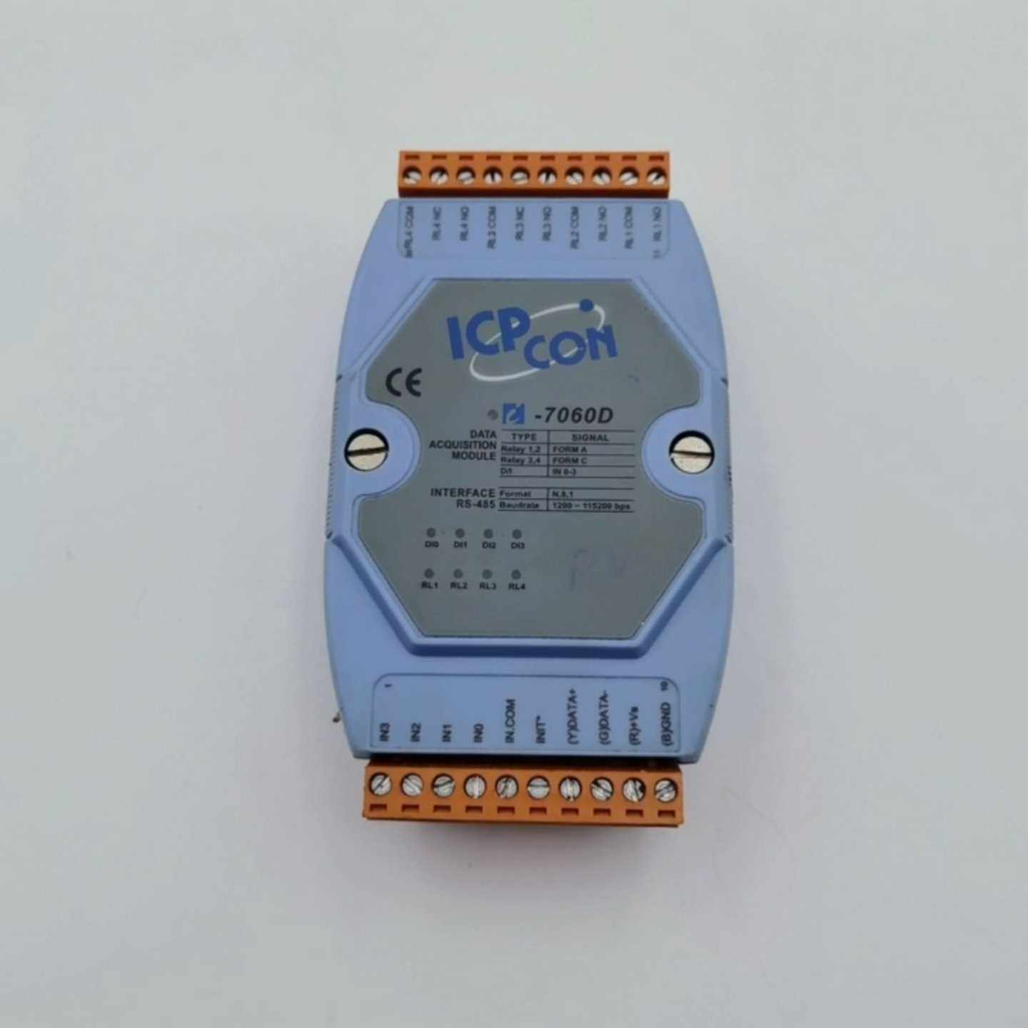 ICPCONI-7060D数据采集模块，实物拍摄，成色如图--议价商品
