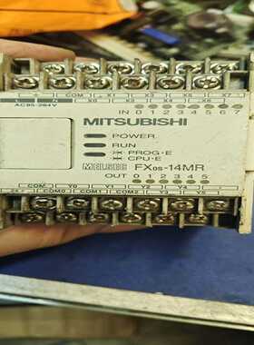 三菱PLCFXos-14MR，二手拆机原装正品！--议价商品