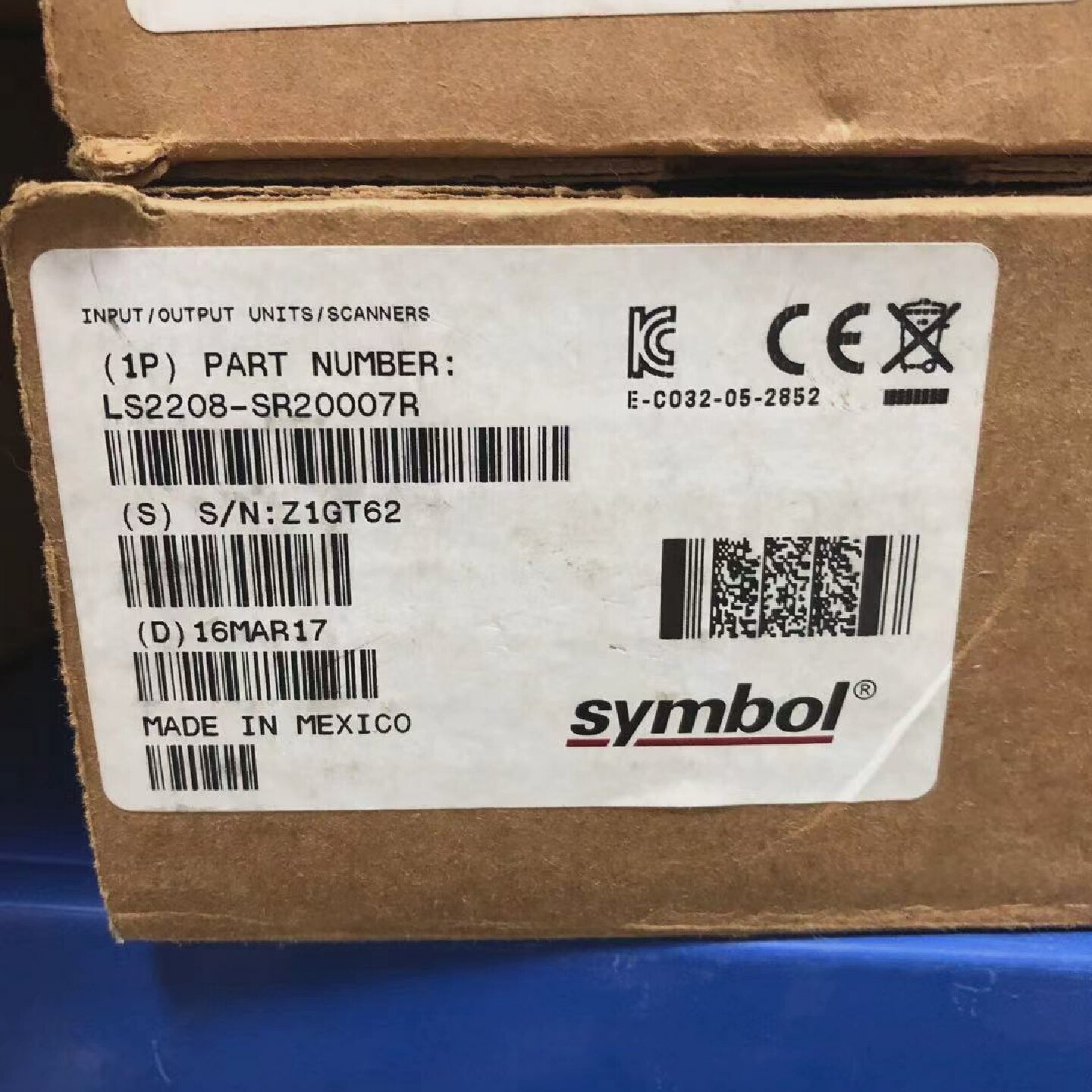 全新原装正品Symbol条码扫描枪LS2208-SR2000询价