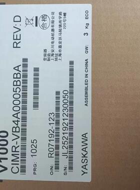 配件CIMR-VC4A0011BAA-0065 CIMR-VC4A0011BBA 安川变频器议价