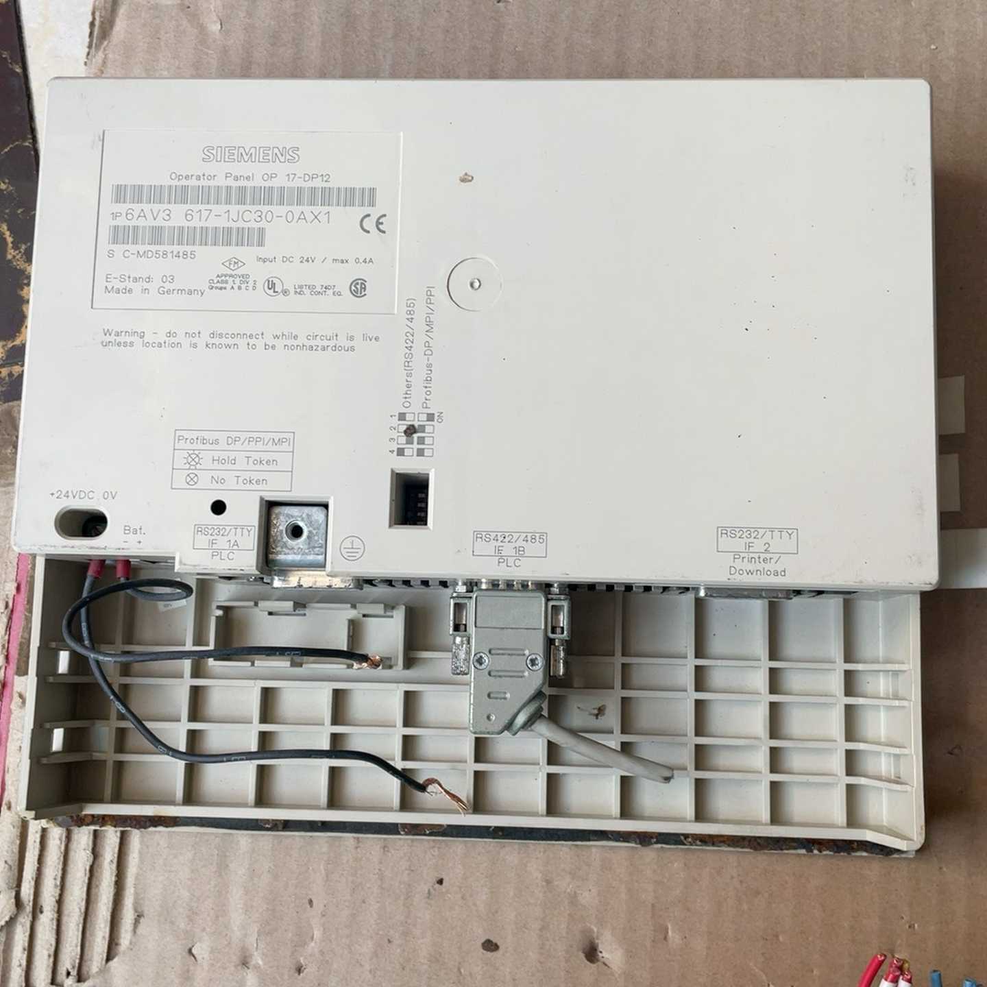 西门子6AV3617-1JC30-0AX1，二手拆机-议价