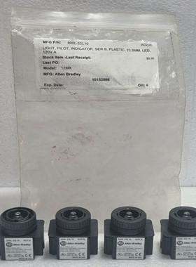 AllenBradley800L-22L10_SerBIndicator-4PcsLot
