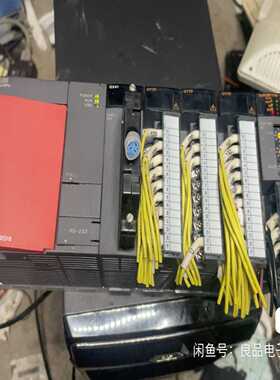 三菱plc一套 Q00JCPU一台，QX41  1片，QY4一议价商品