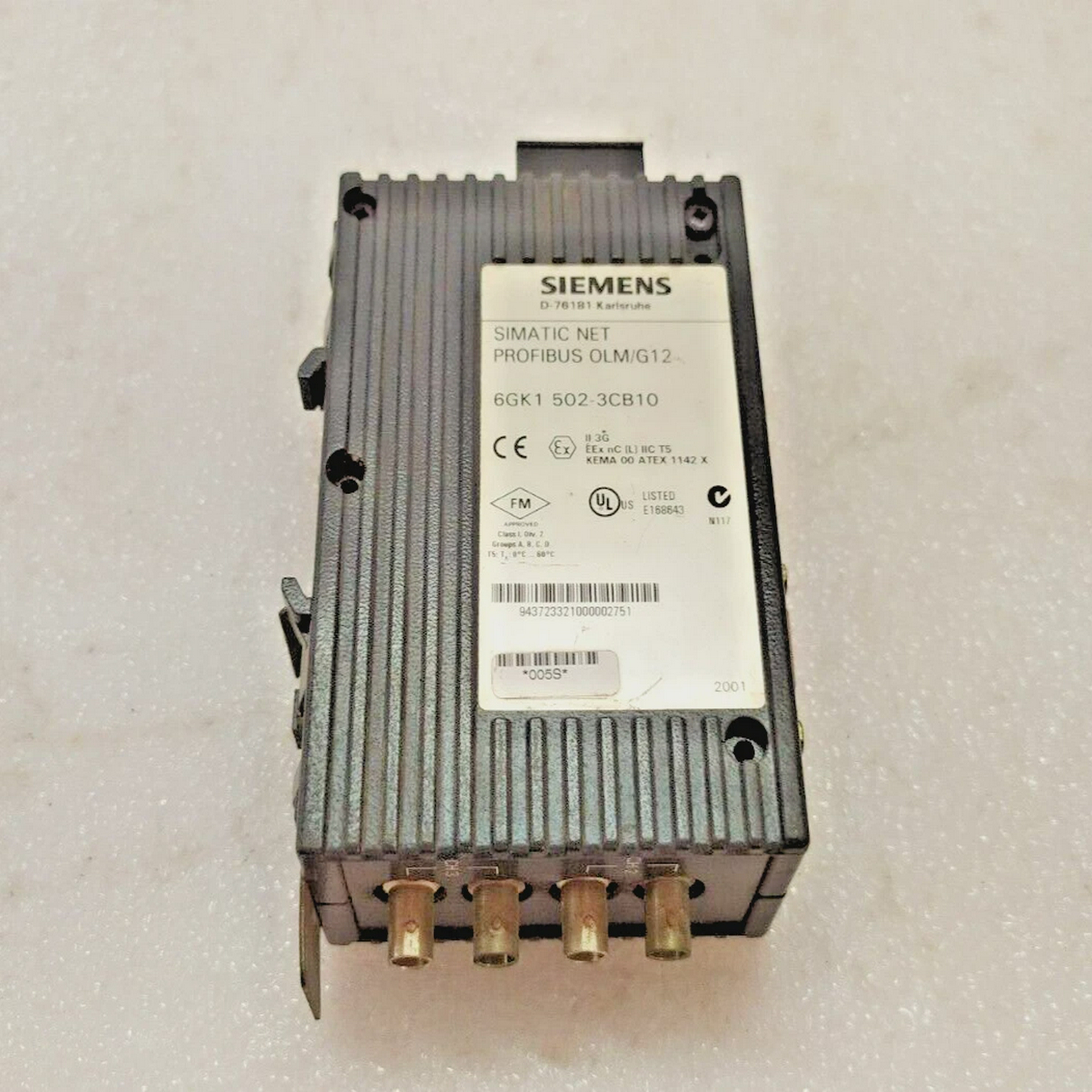 西门子6GK1502-3CB10SIMATICNETPROFIBUSOLM/G12