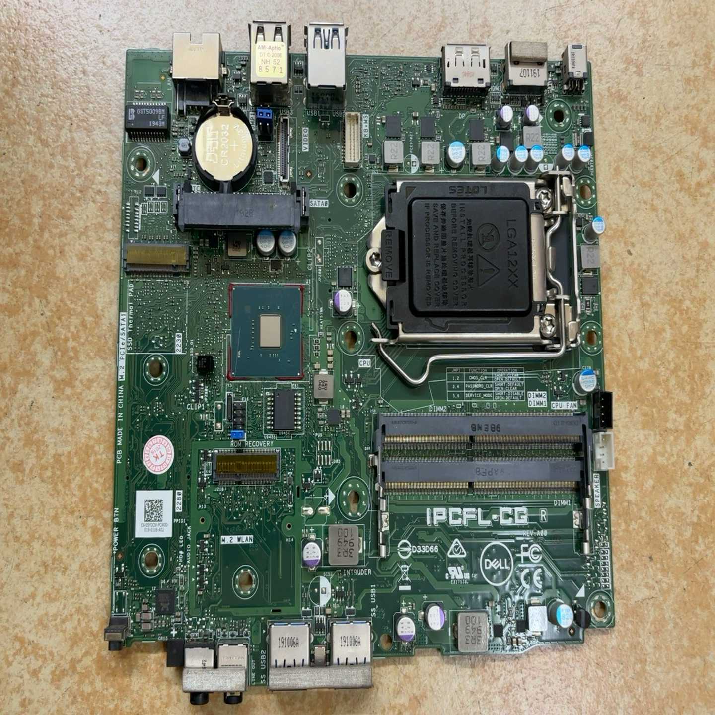 戴尔DELL3070MFF主板，型号IPCFL-CG，几乎--议价商品