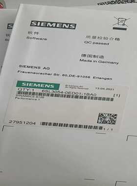 【议价】6SL3054-0ED01-1BA0内存卡未拆封适用