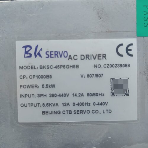 询-BKSC45P5GH5B超同步伺服控制器可拍测试视