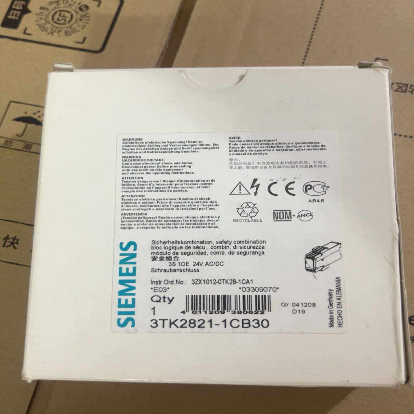 3TK2821-1CB30继电器未使用【询价】