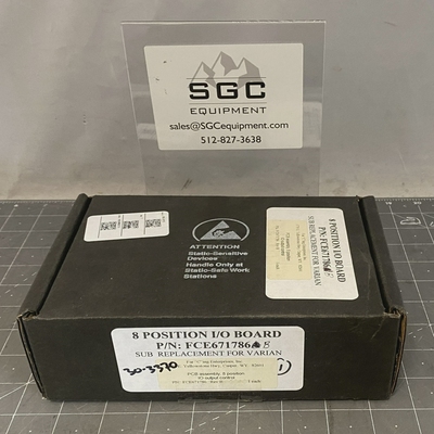Varian8PositionIOOutputControlBoardPN:FCE671786REV: