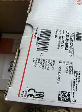 ABBUA切换电容交流接触器UA30-30-10RA，1S询价