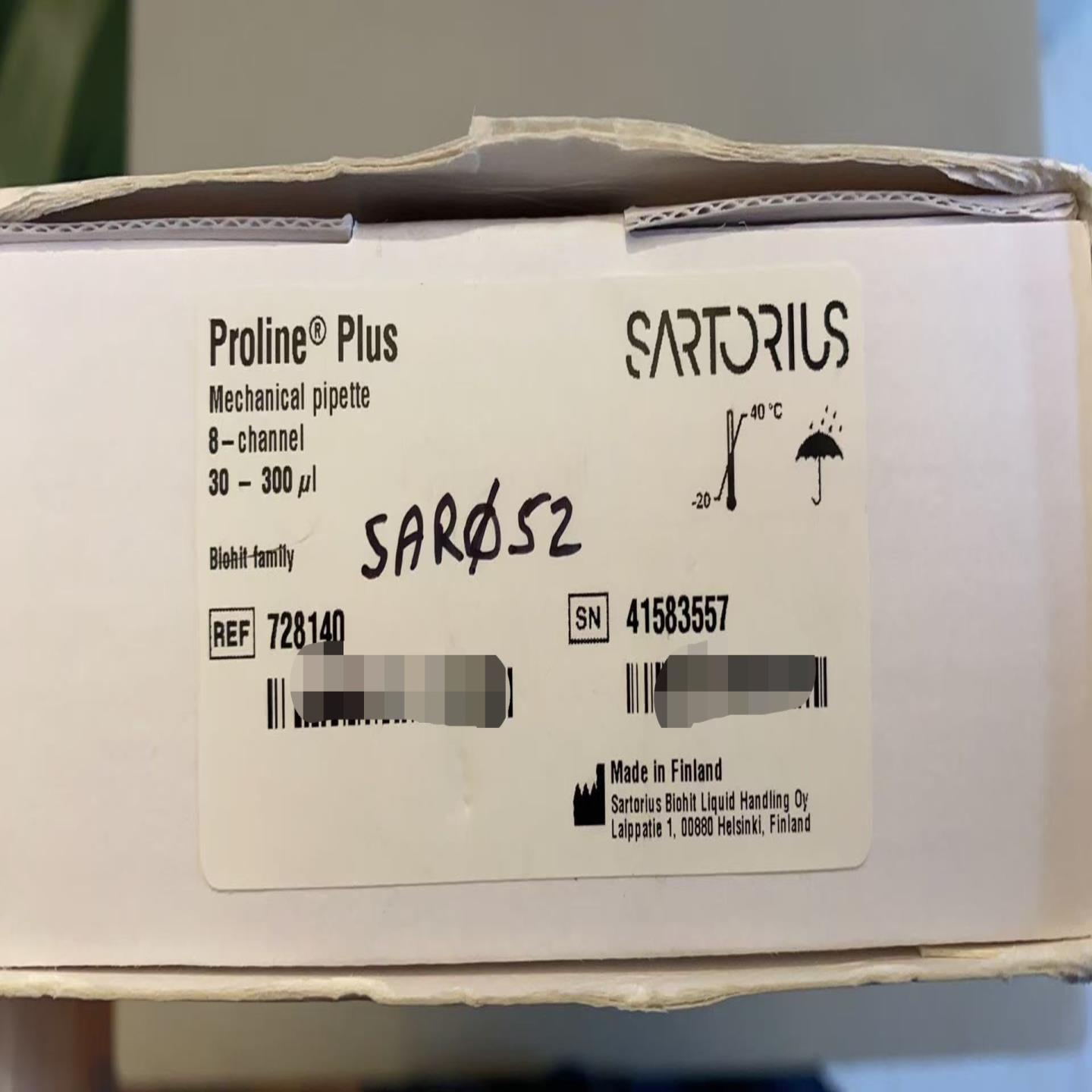 询价~赛多利斯手动多道移液器，排枪 proline plus，8道