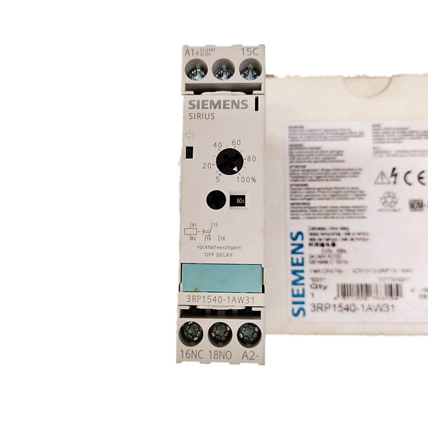 时间继电器 3RP1540-1AW31 005S-600S DC24V