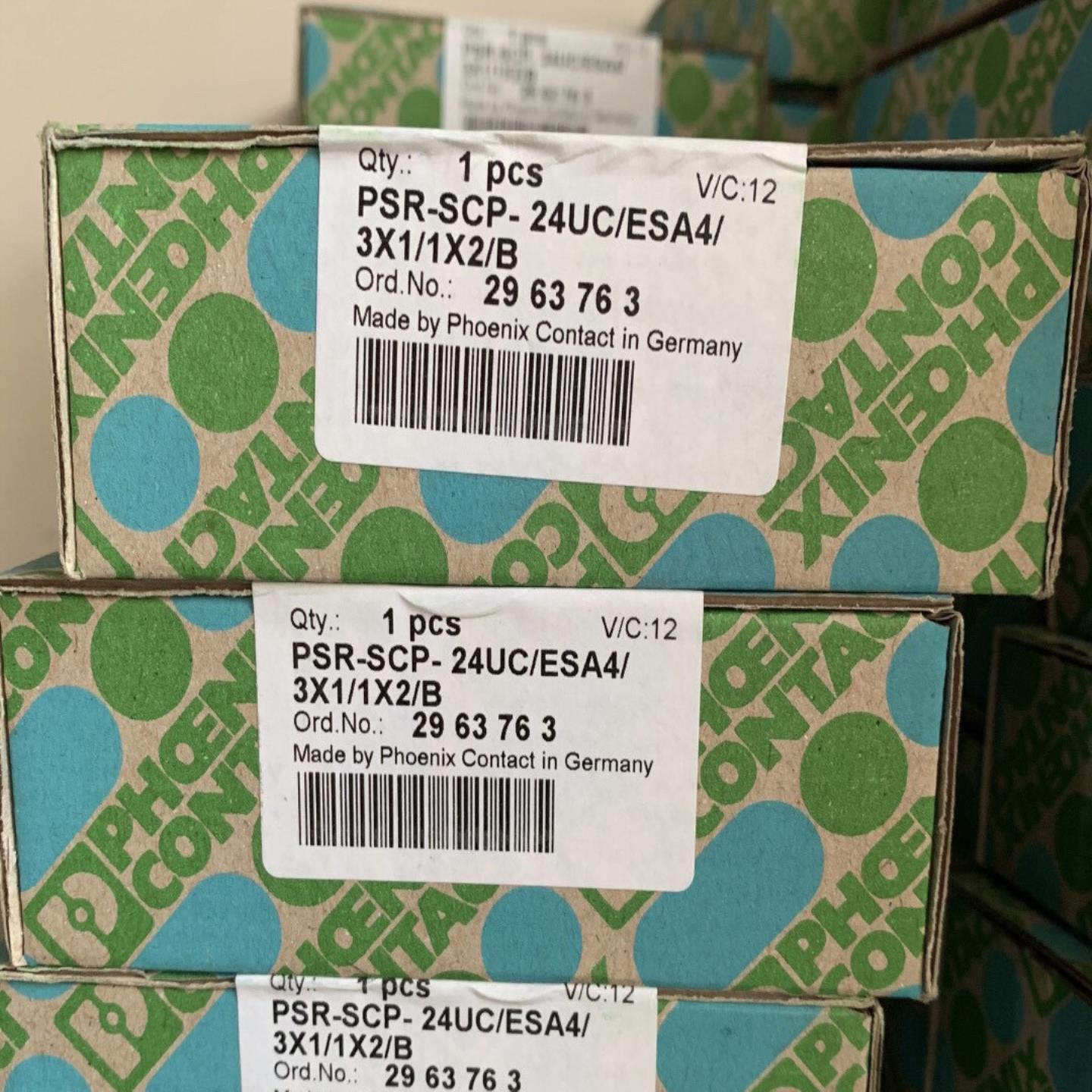 菲尼克斯继电器PSR-SCP-24UC/ESA4/3X1/1X2/B安全继电器2963763