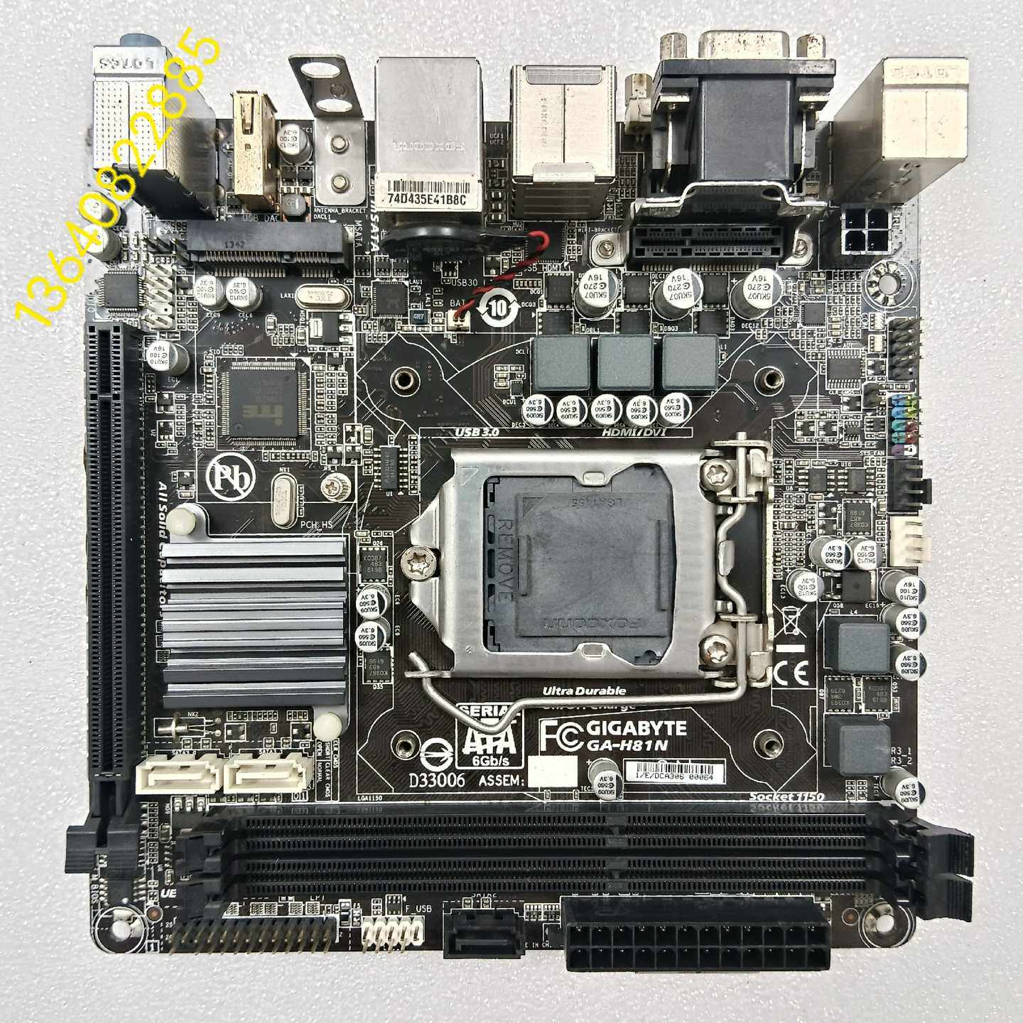 技嘉GA-H81N迷你ITX主板1150针H81所功耗主-议价图片