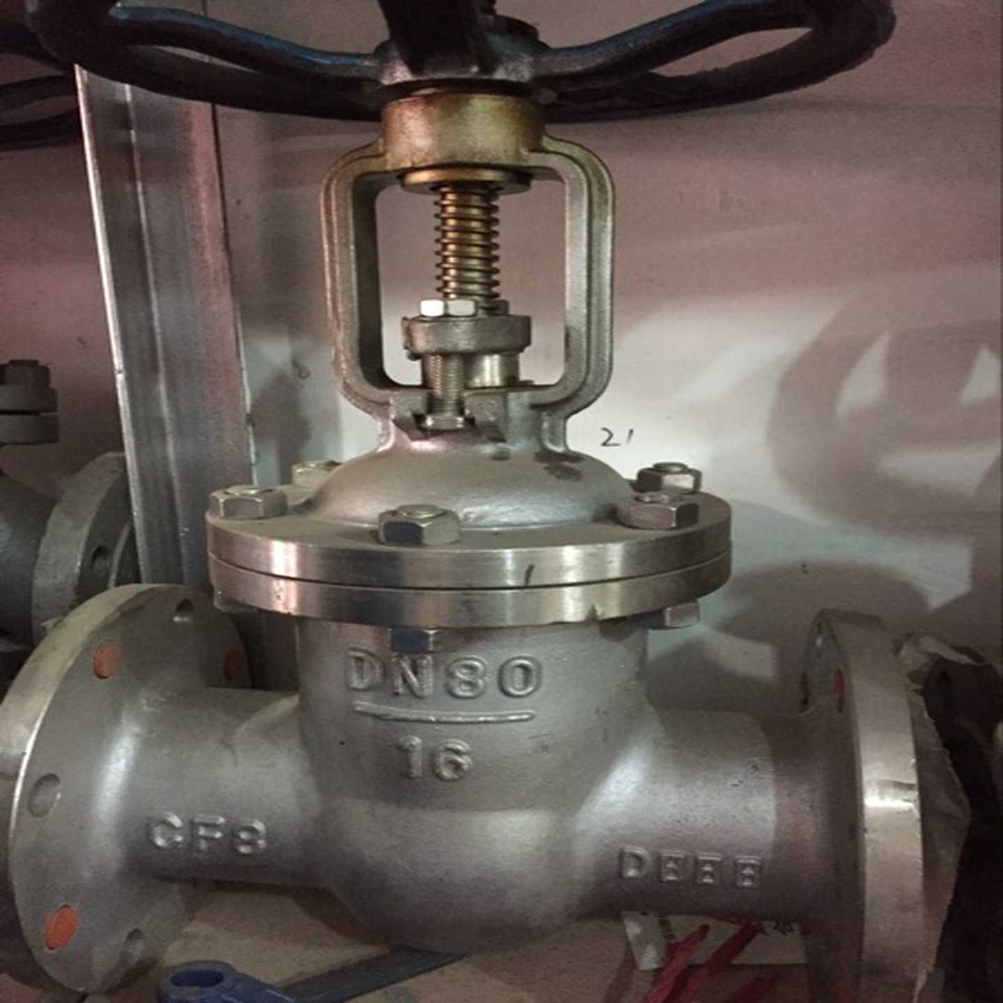 304不锈钢法兰闸阀/Z41W不锈钢阀门DN25DN50DN65DN80DN100