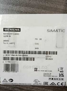 西门子6ES7954–8LF03–0AA0现货实拍，原装正品--议价商品