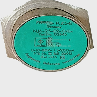 *无盒*PepperlFuchsNJ6-25-E2-G/Ex电感接近传感器P/n:0284