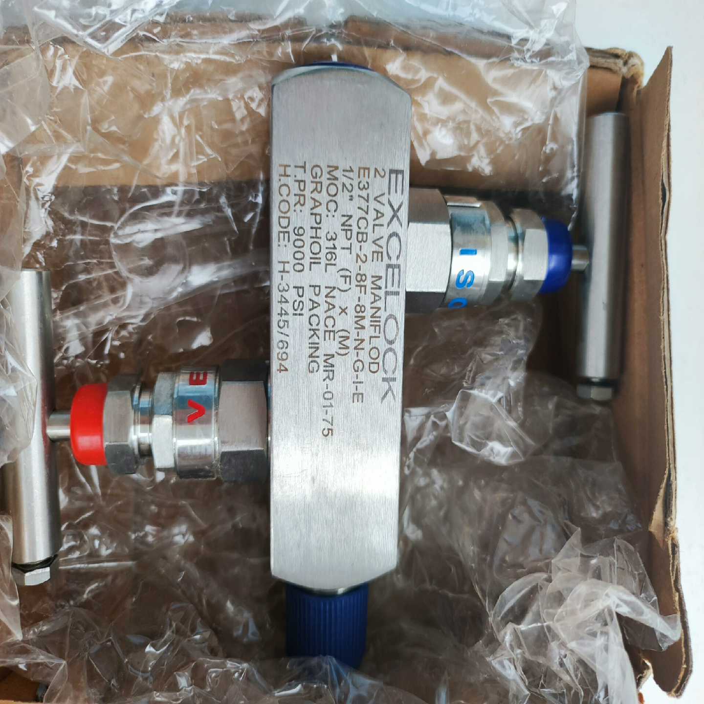 EXCELOCK二阀组，E377CB-2-8F-8M-N-G适用