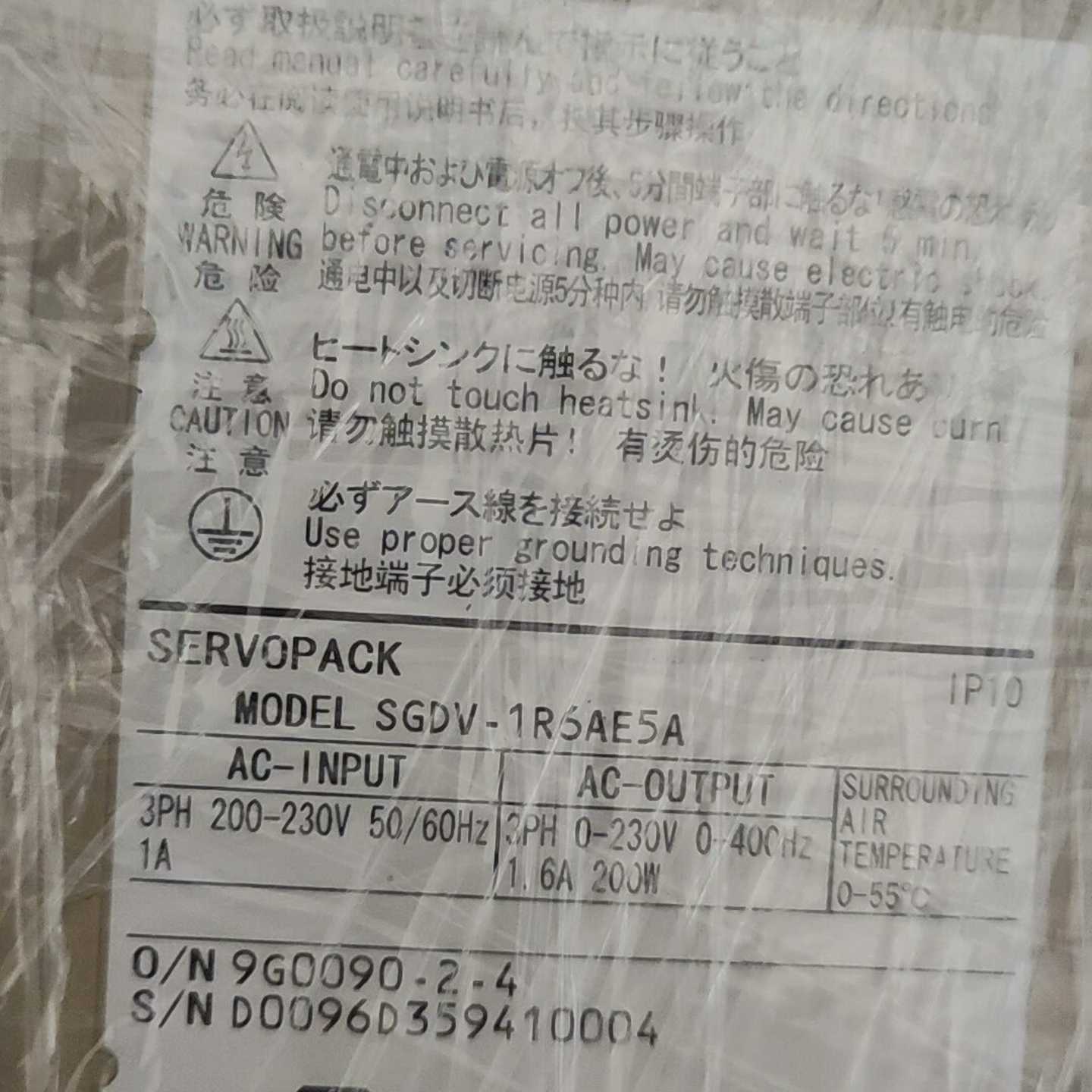 【议价】安川SGDV-1R6AE5A适用