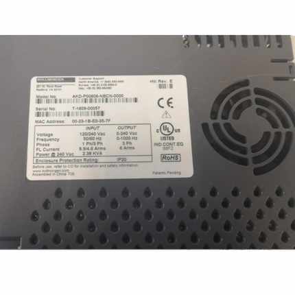 KOLLMORN科尔摩根驱动器U3AAAD-P00307-NACN-XXOO