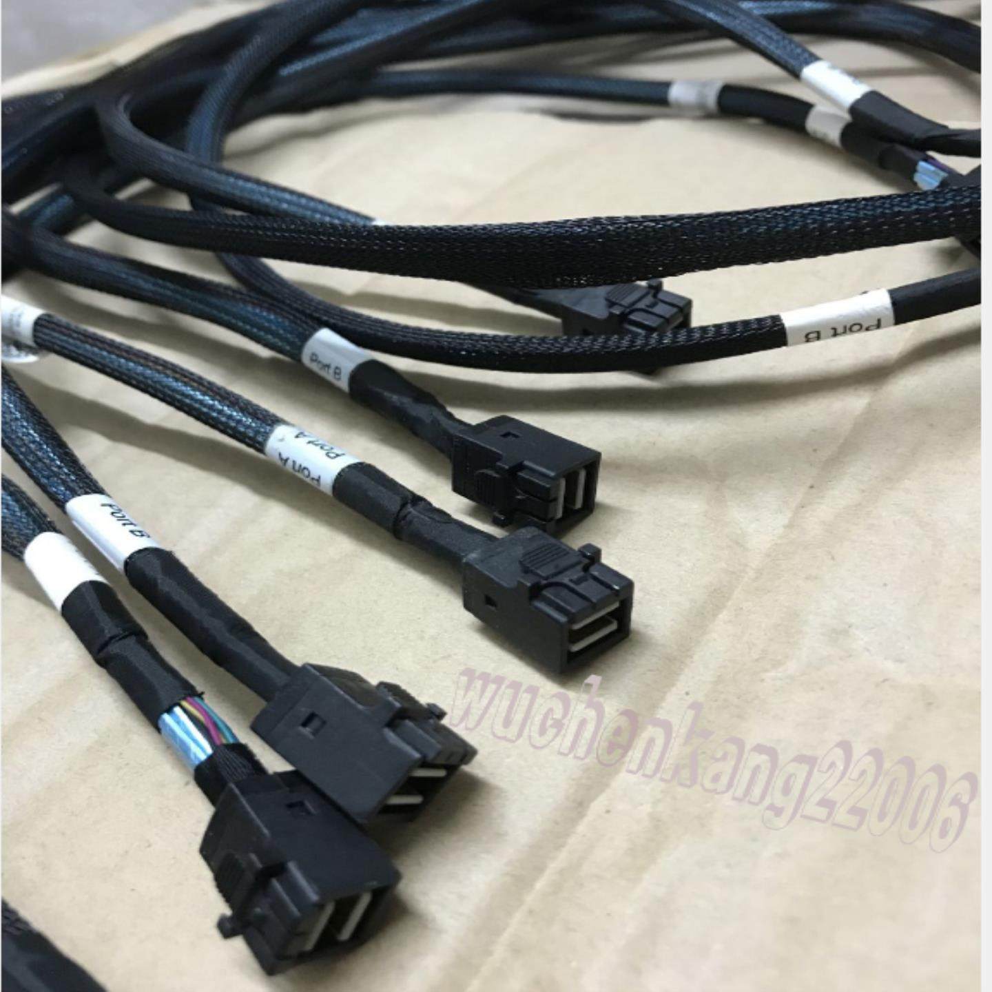 隆兴原装拆MiniSAS 12G 8643 RAID卡阵列卡背板SAS数据线70cm80*