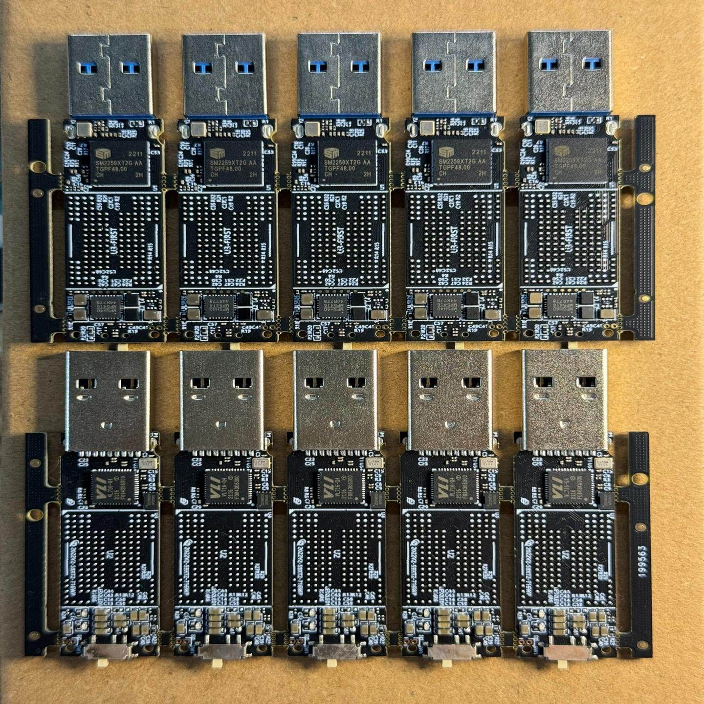 （议价)写保护版2259XT2主控板U盘板 10Gbps高速低温