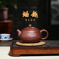 紫砂壺宜興原礦紫玉金砂手工蛐趣直銷泡茶壺茶具網(wǎng)店代發(fā)貨