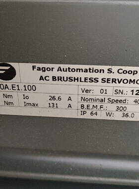 fagor法格电机fxm75.40a.e1.100，【议价】