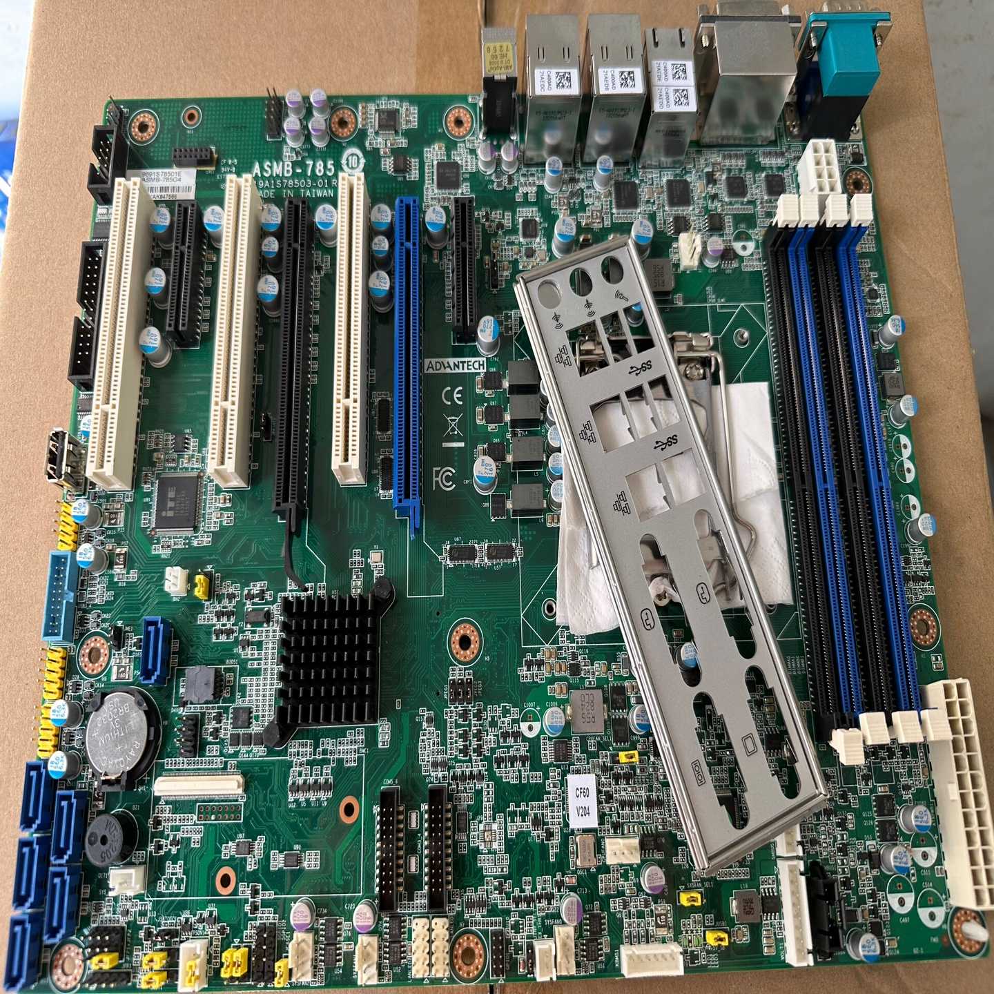 研华ASMB-785G4工控机主板包测成色新（零零电子）