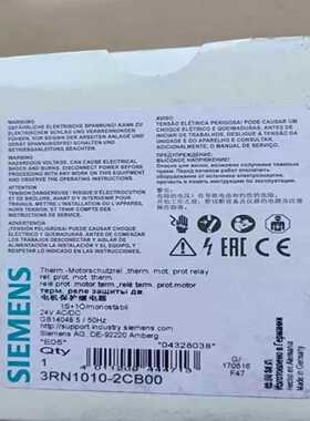 德国原产控制继电器3RN1010-2CB00询价